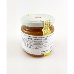 Miód z propolisem - 250 g